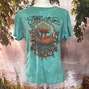 Black Label Affliction Womans Graphic T-Shirt